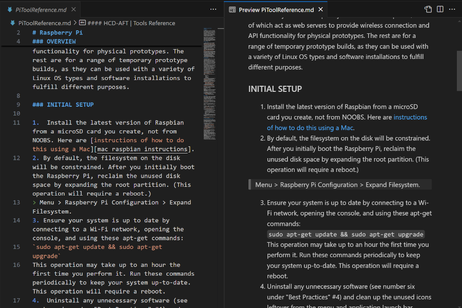 Markdown Documentation